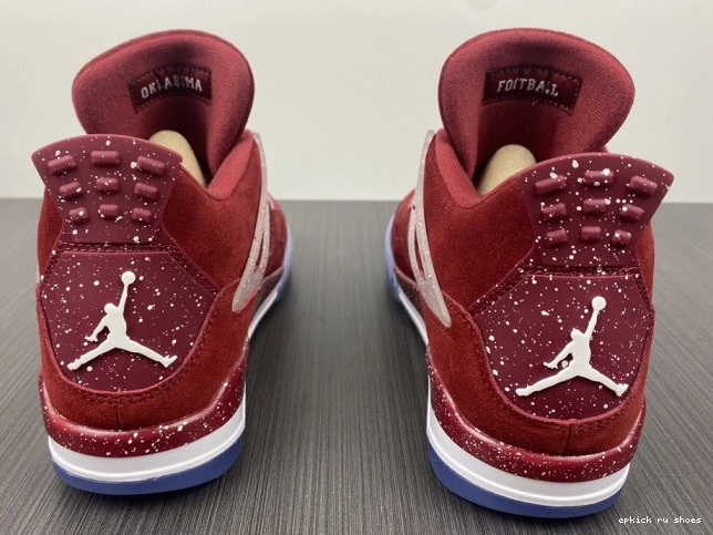Cheap PE Sooners Retro 4 Oklahoma Jordan AJ4-904282 0804